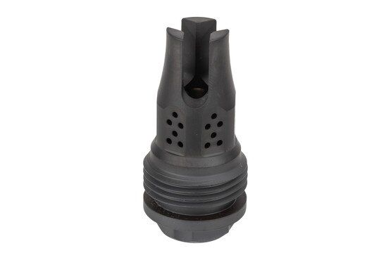 JK Armament HD War Eagle Comp/Flash Hider with M14x1LH has a Black DLC finish